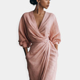 Sidonie | Minimalist Maxi Dress Pink