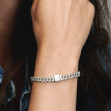 Adele | Moissanite Cuban Bracelet