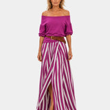 Étiennette | Mediterranean Style Blouse and Skirt Set