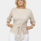 Souad | Top with Elegant Knot