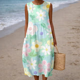 Eugénie | Pastel Blossom Dress