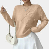 Alma | Knitted Flower Sweater