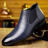 Simon | Elegant Leather Ankle Boots