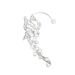 Etherea butterfly ear cuff with crystal accents