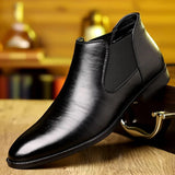 Simon | Elegant Leather Ankle Boots