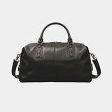 Louis black travel bag with top handles and detachable shoulder strap