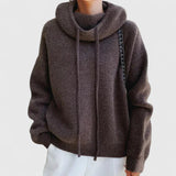 Marie | Sweater with High Collar and Hood