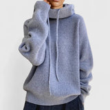 Marie | Sweater with High Collar and Hood