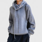 Marie | Sweater with High Collar and Hood