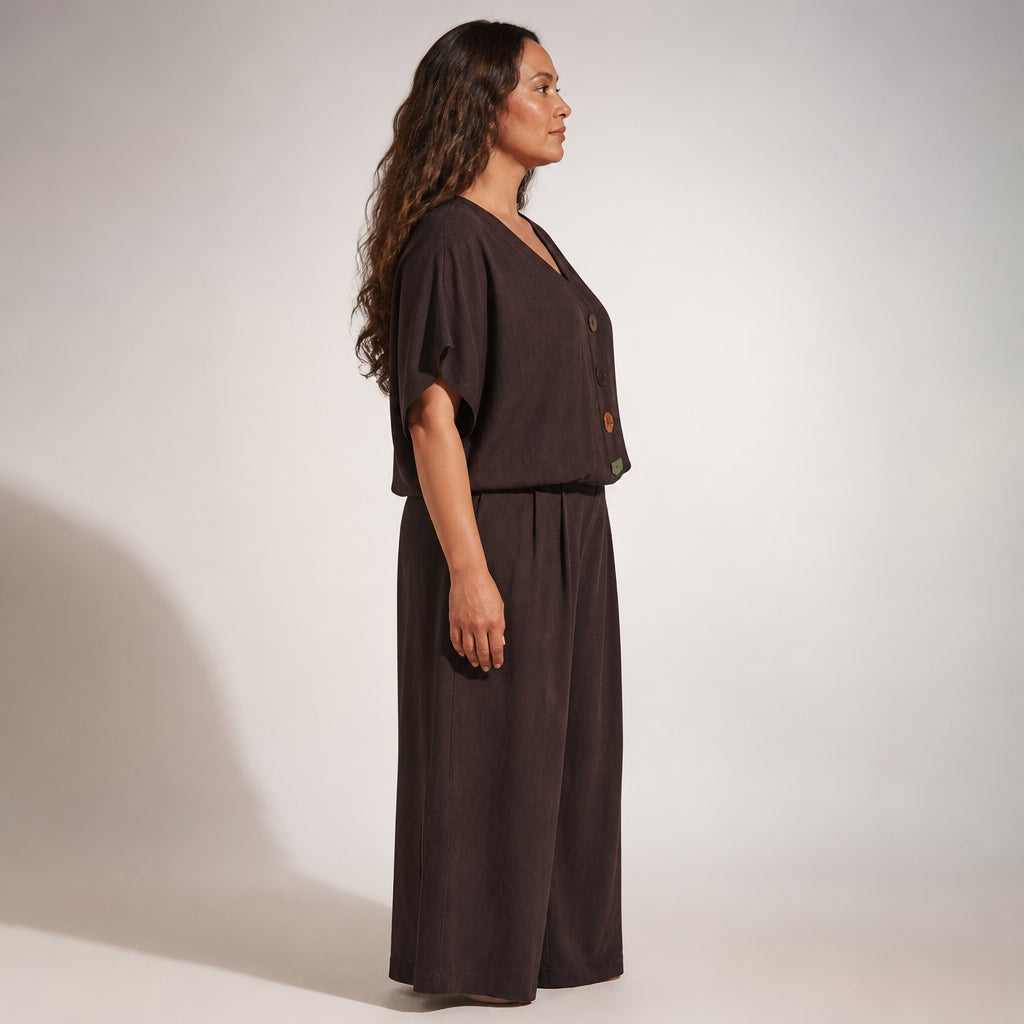 Sibongile Dolman Blouse with Perspex Buttons