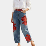 Chérine | Elegant Floral Pants